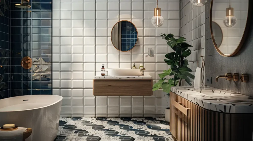 modern bathroom interior