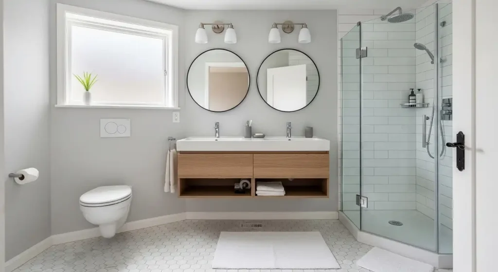Compact Double Vanity
