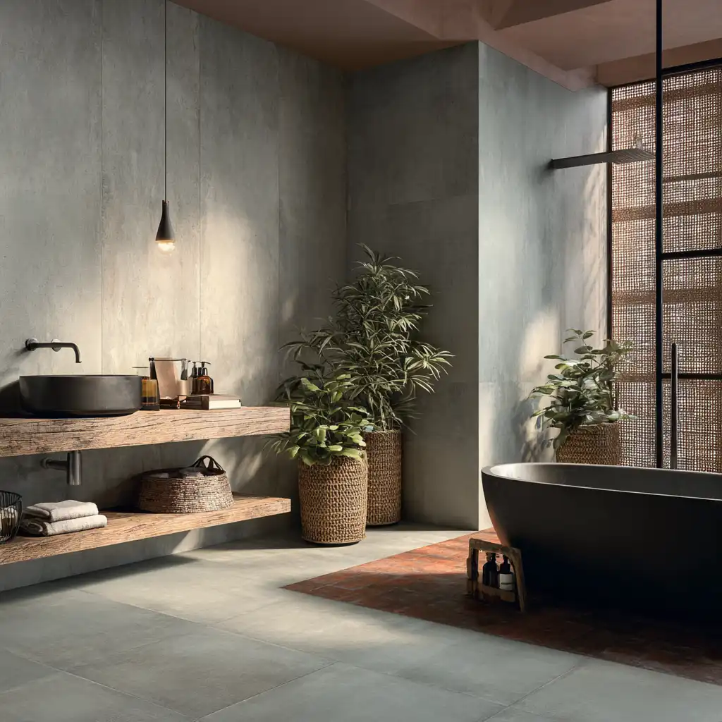 Concrete-Look Porcelain