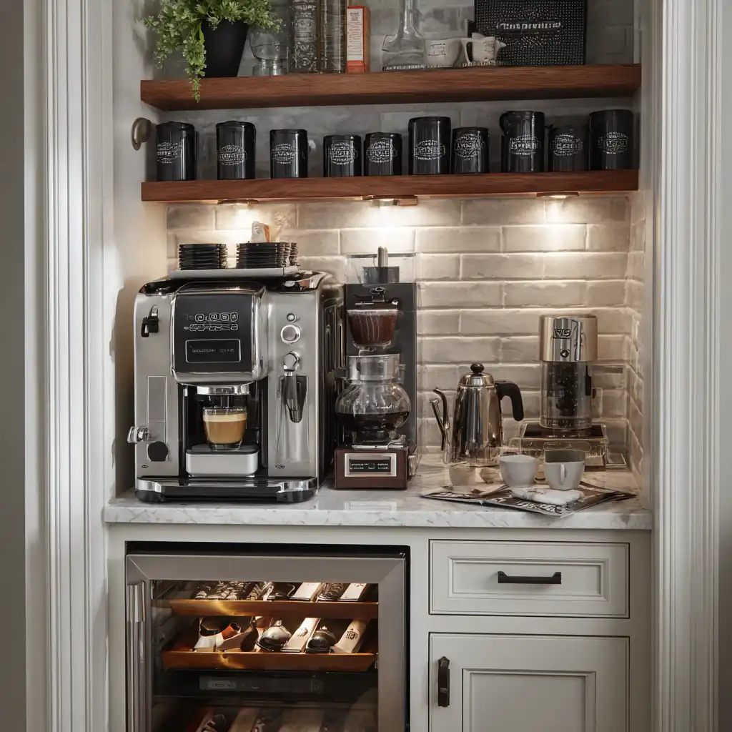 Create a Mini Coffee or Beverage Station
