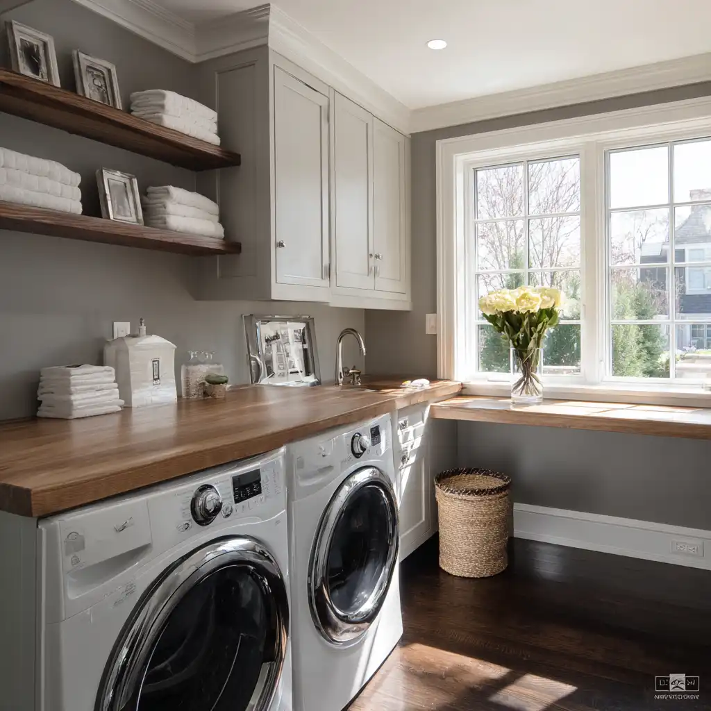 Floating Counter Over Appliances