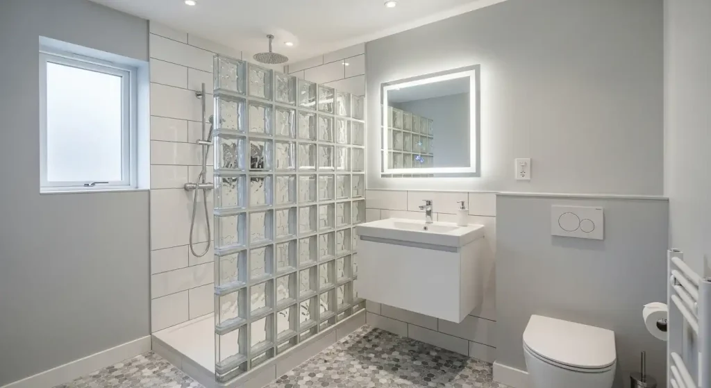 Glass Block Wall