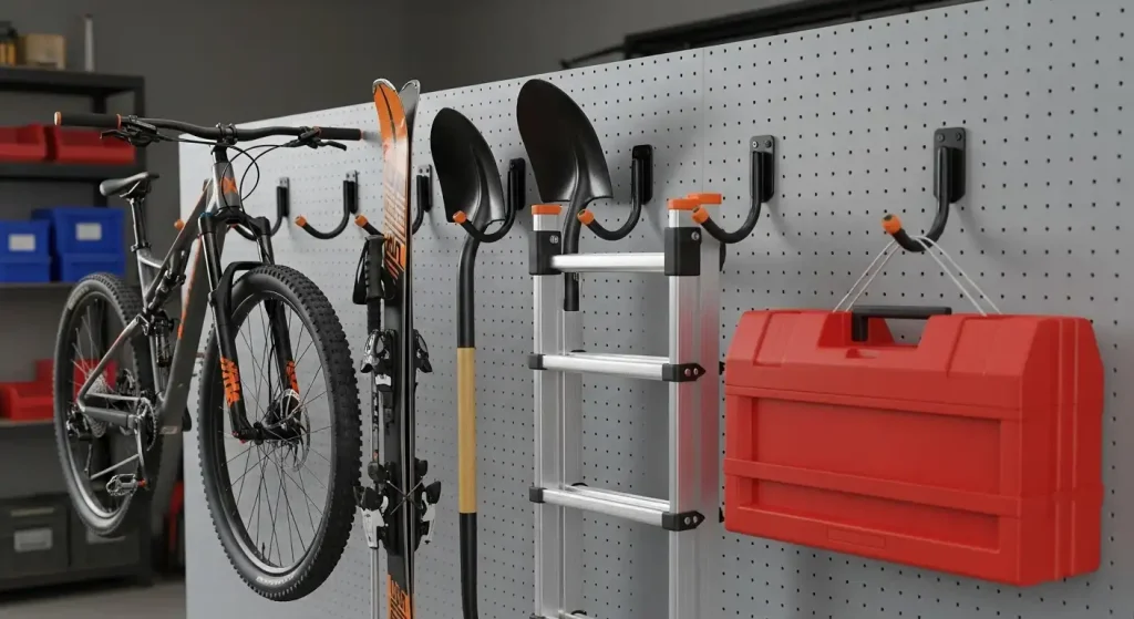 Heavy-Duty Wall Hooks for Large Gear