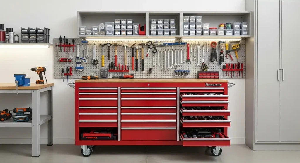Incorporate a Rolling Tool Chest