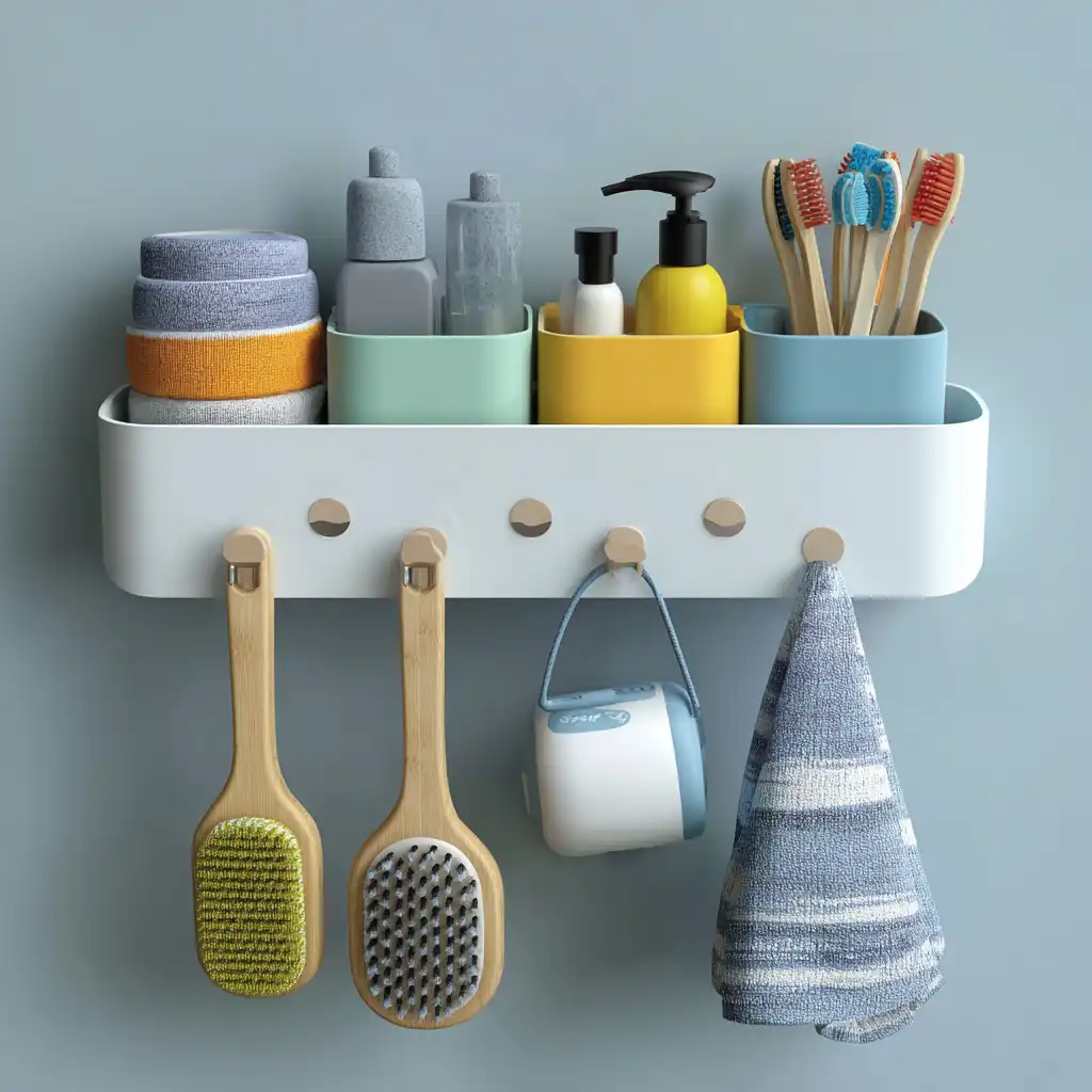 Magnetic Wall Organizer for kids bathroom