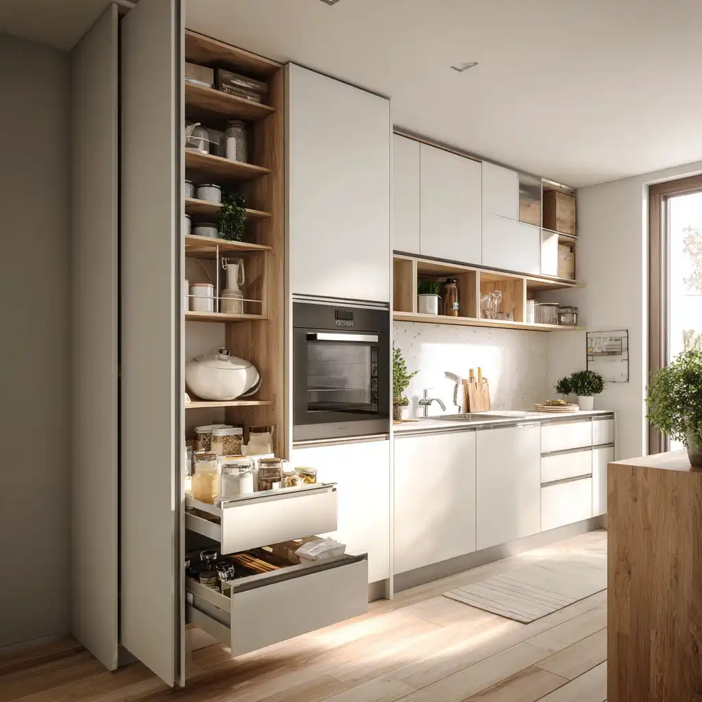 Narrow Over-Fridge kitchen Cabinet