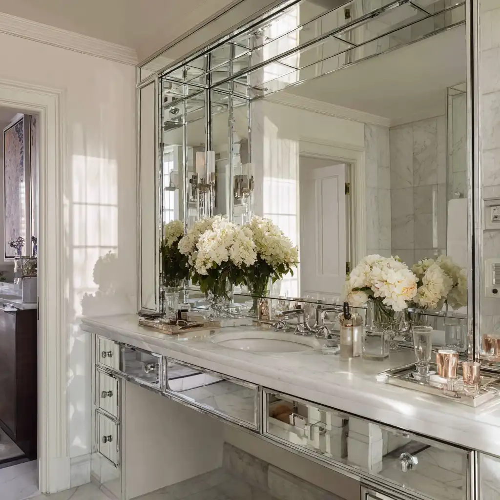 Wall-to-Wall Vanity baathroom