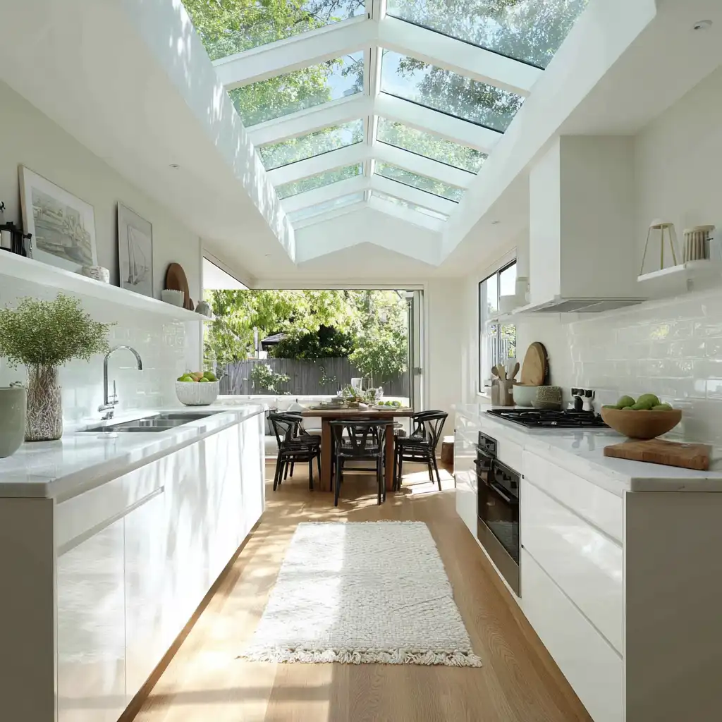White Skylight Frame