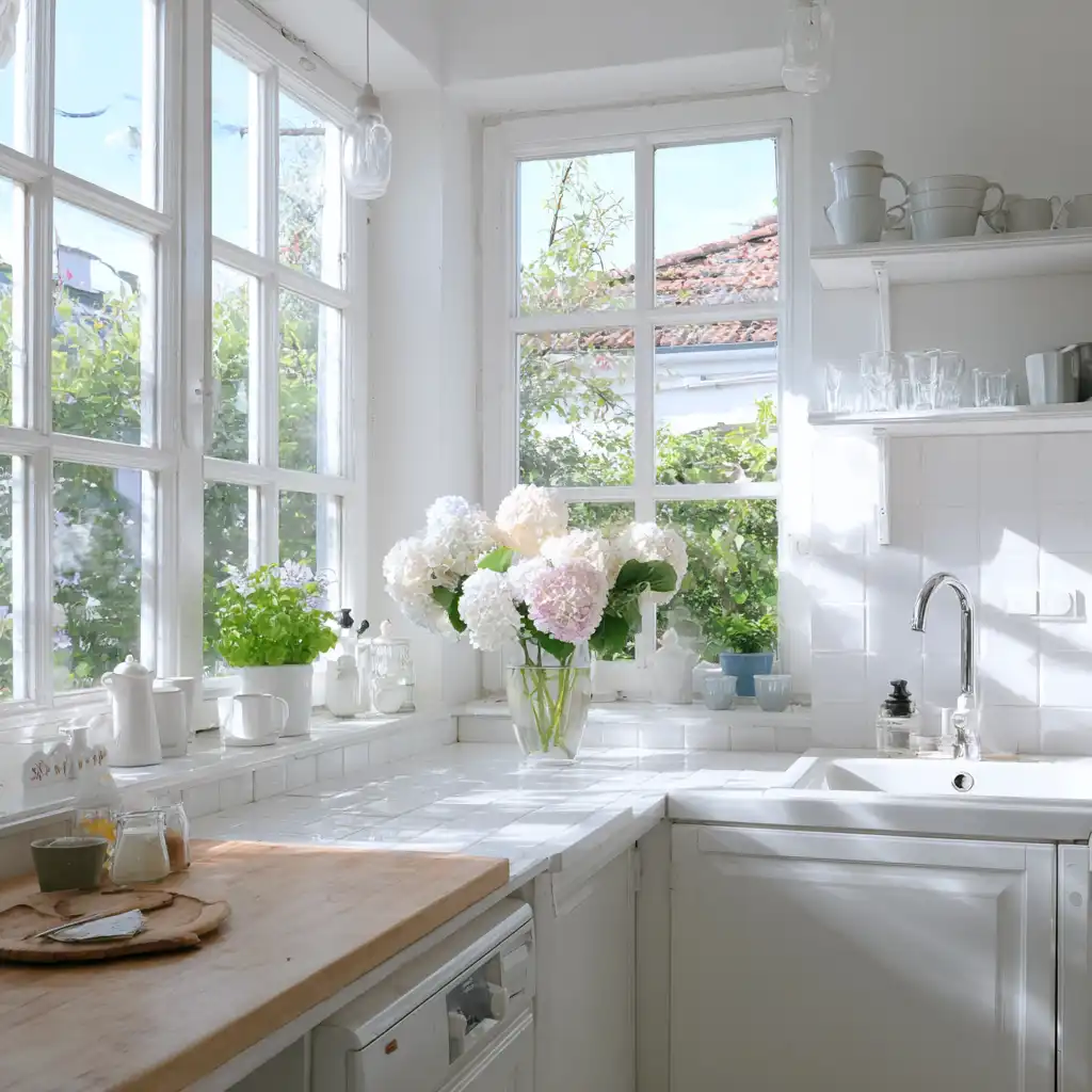 White Window Frames