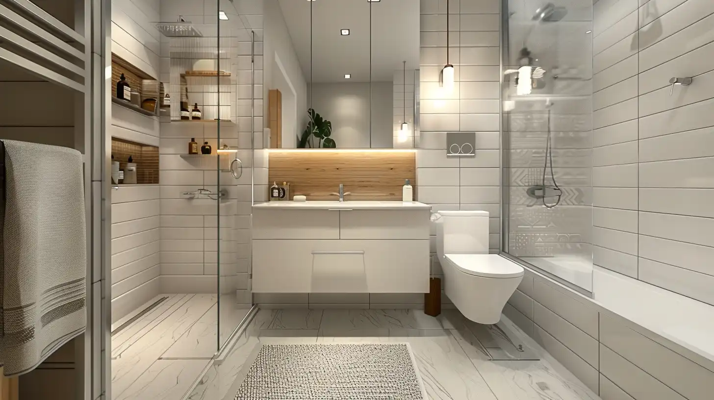 collection-style bathroom