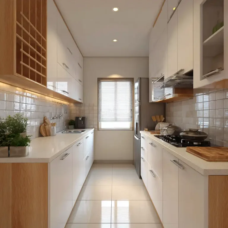 small parallel kitchen