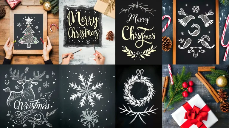 14 Christmas Chalkboard Art Ideas