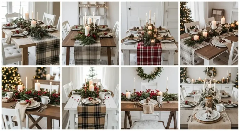 17 Rustic Christmas Table Decor