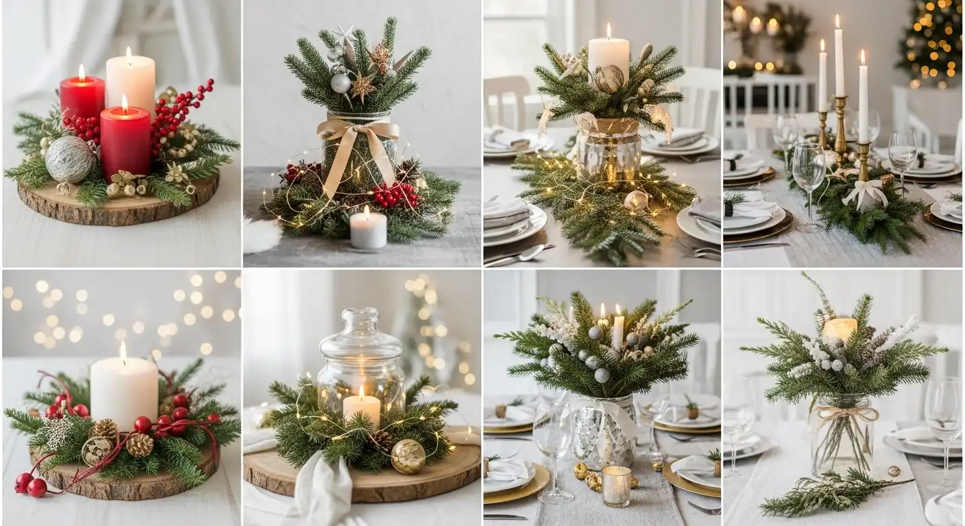 19 Christmas Centerpieces DIY