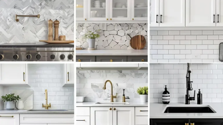 20 Kitchen Backsplash Ideas White Cabinets