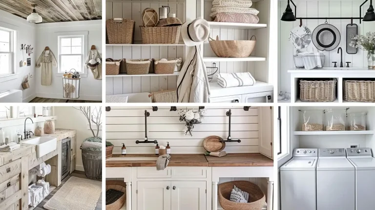 20 Rustic Laundry Room Ideas