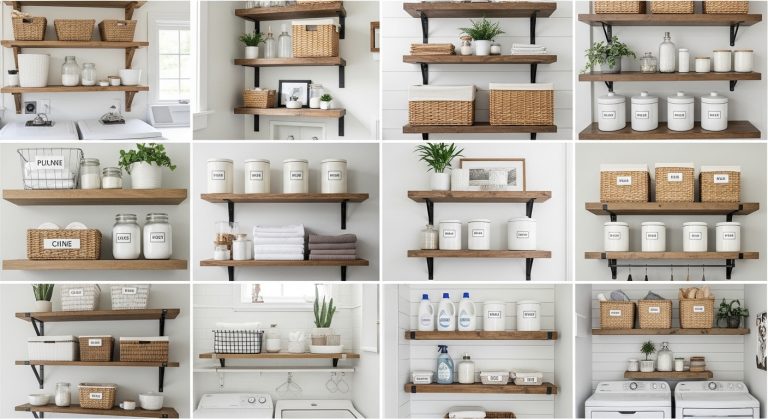 24 Laundry Room Shelf Ideas