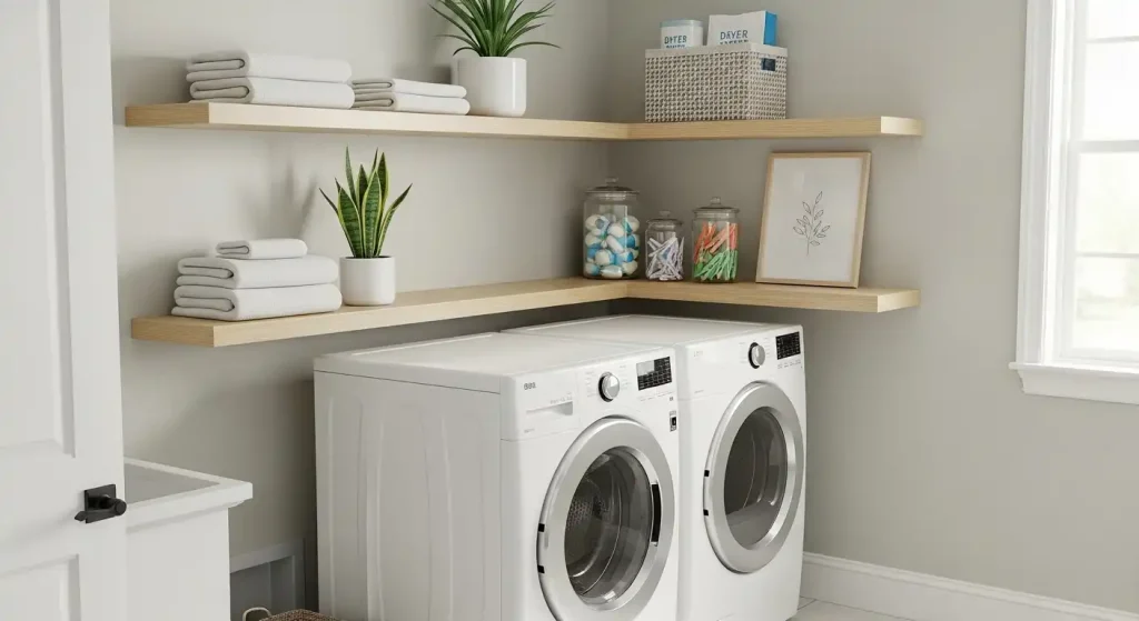 Add Floating Shelves for Storage and Display
