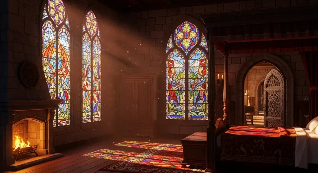 Add Stained Glass Elements for Enchanting Color and Light