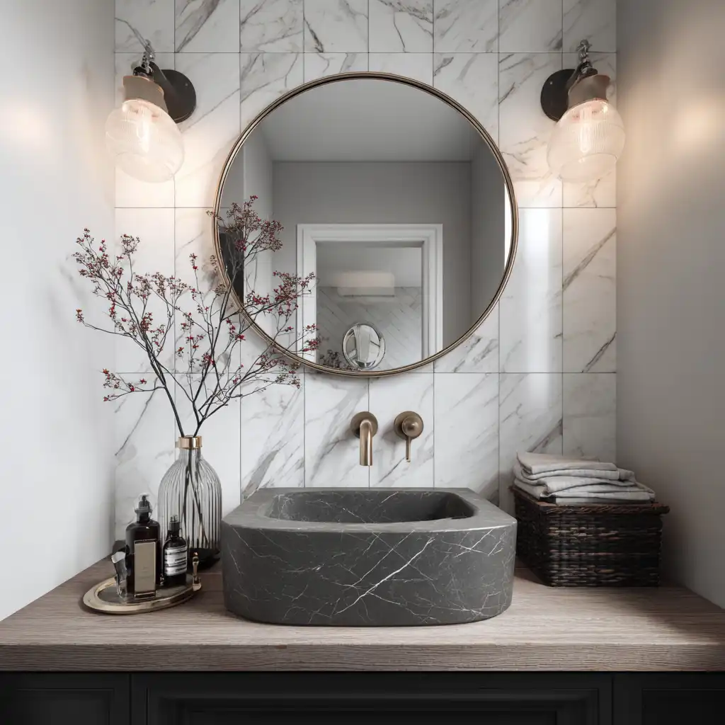Add a Round Mirror