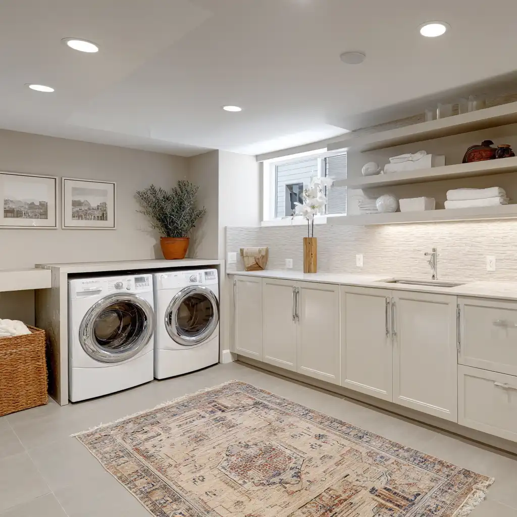 BASEMENT LAUNDRY ROOM IDEAS