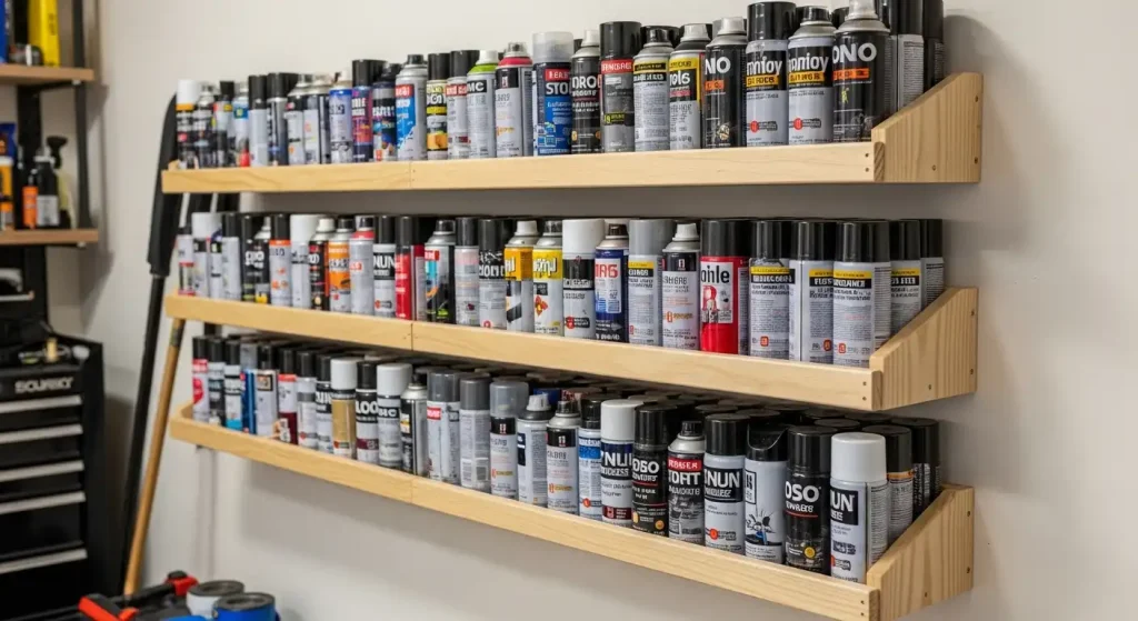 Build a Spray Paint Can Rack