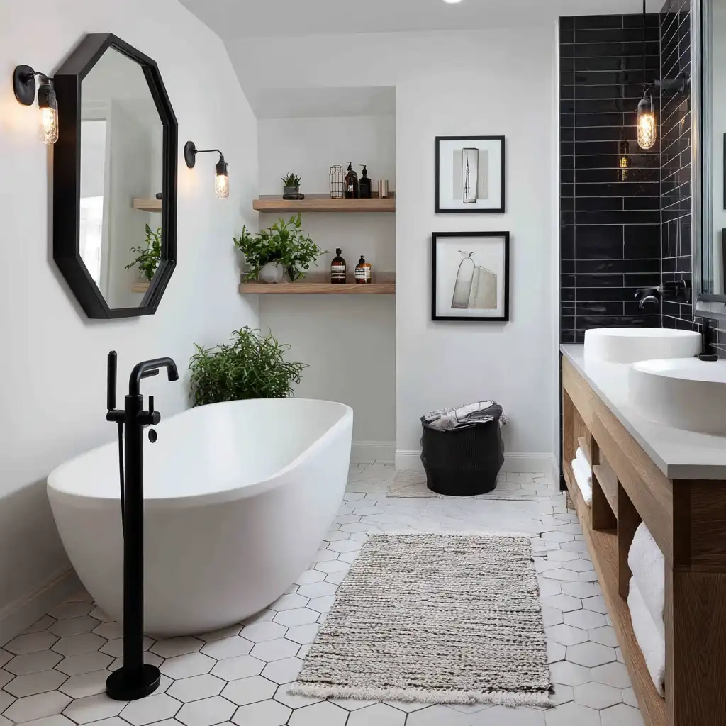 Choose Matte Black Fixtures for a Modern Touch