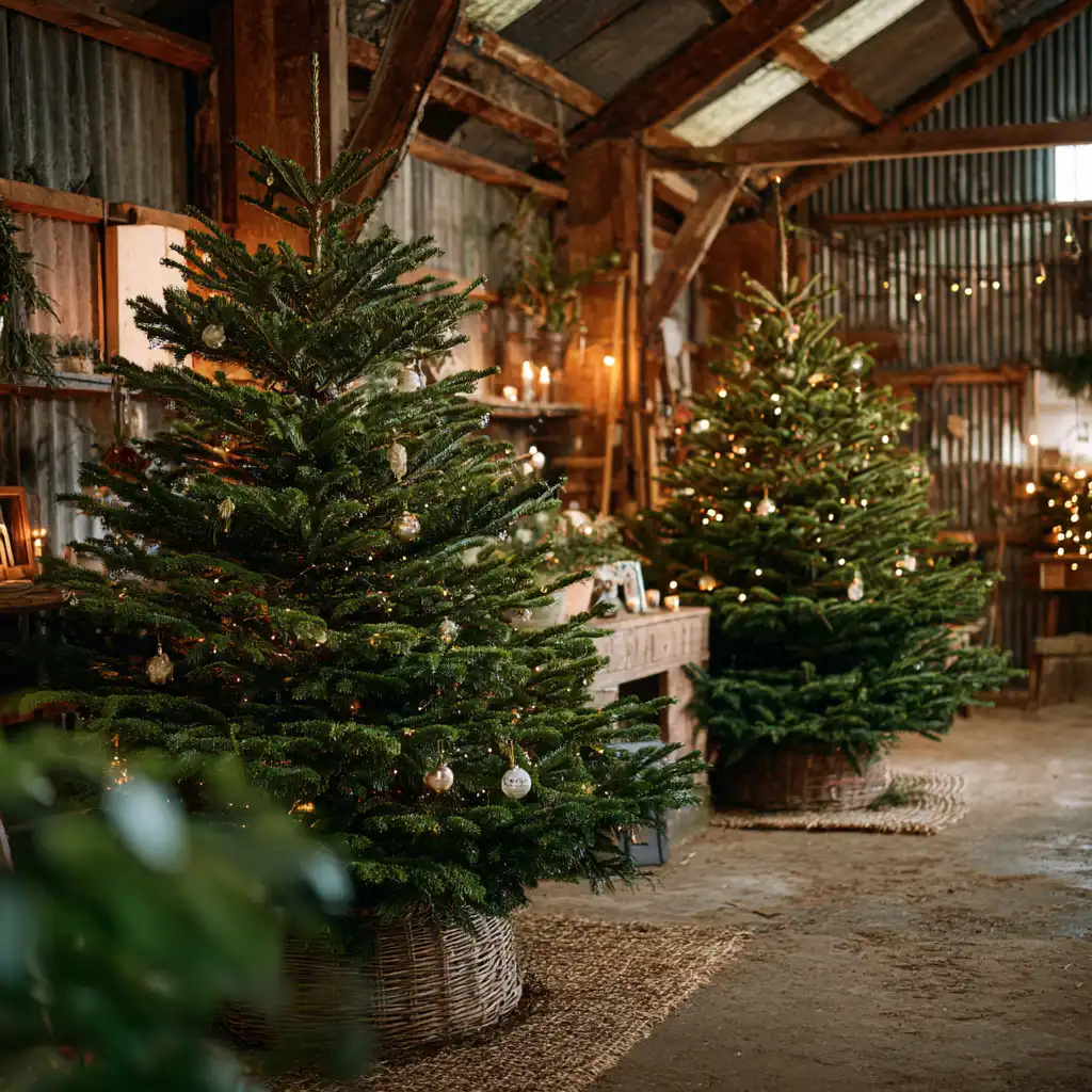 Choose a Real Tree from a Local Farm
