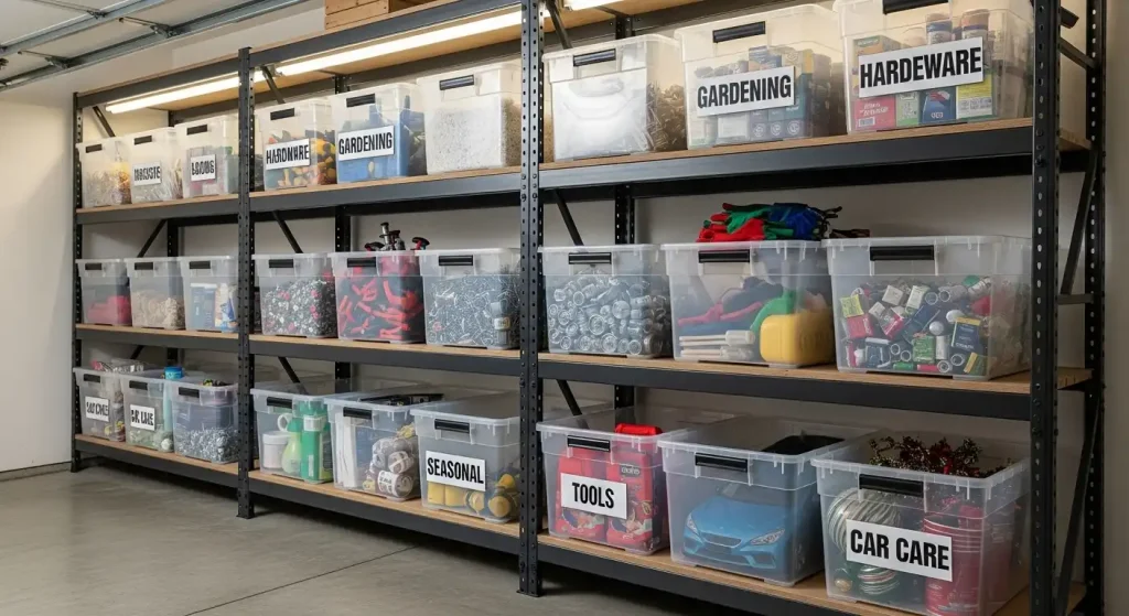 Clear Stackable Bins
