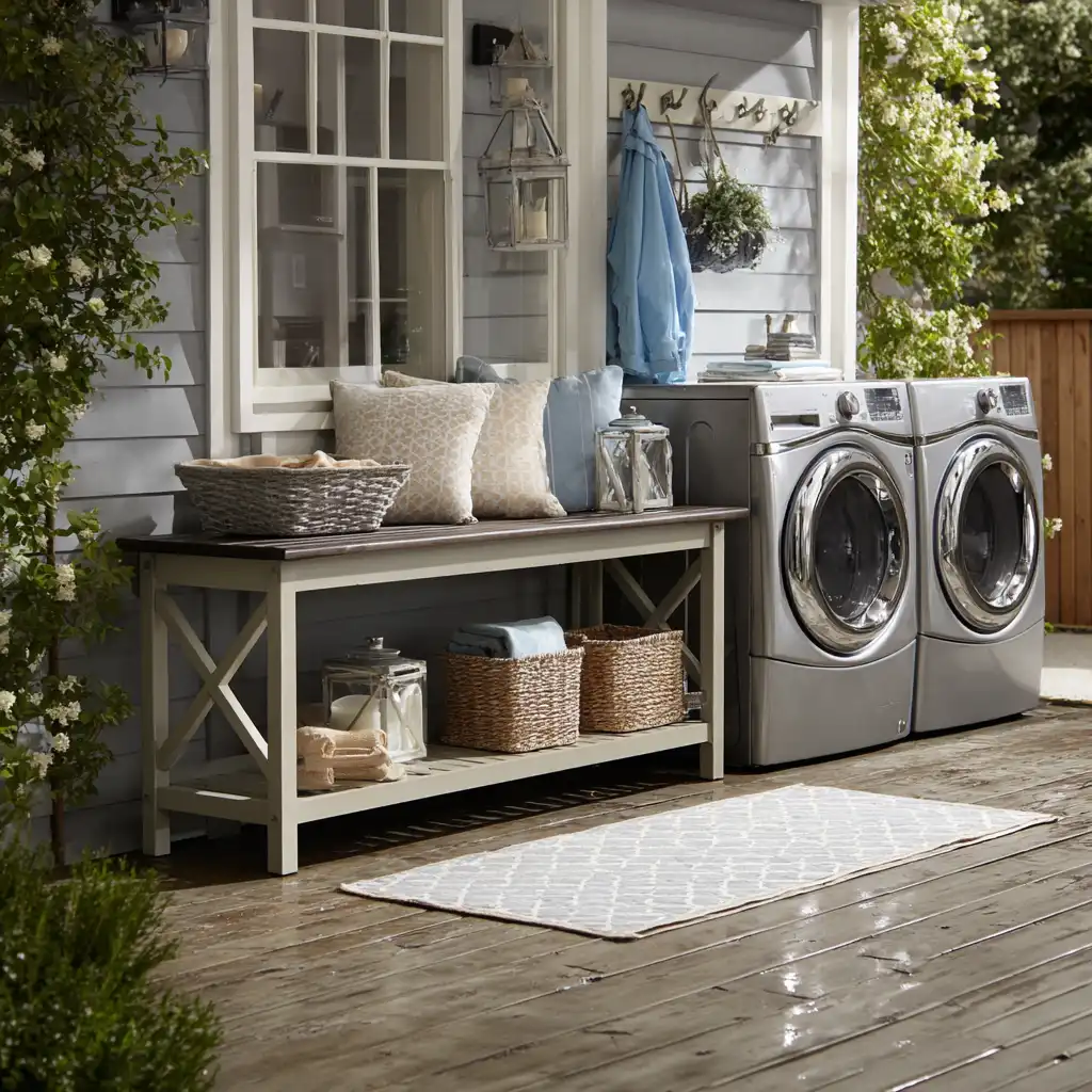  Convertible Laundry Bench Design