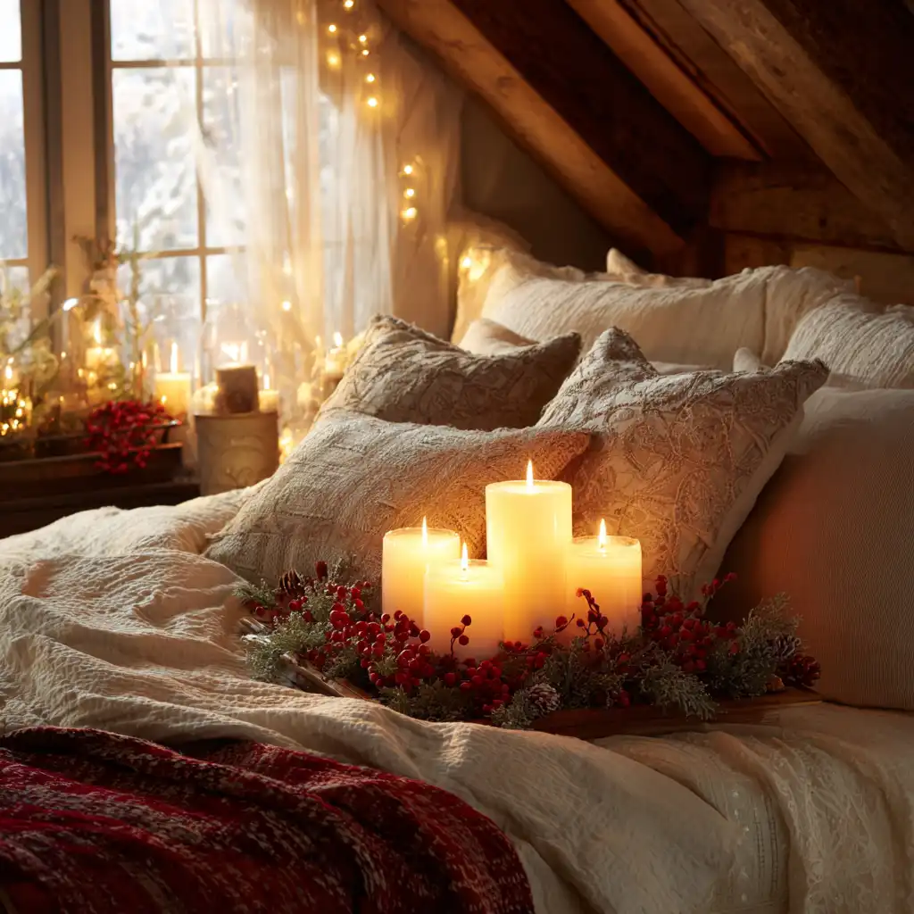 Cozy Christmas Candles