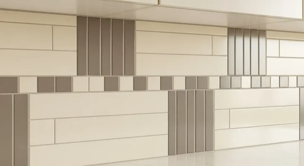 Cream and Taupe Tiles That Create a Soft Transitional Aesthetic
