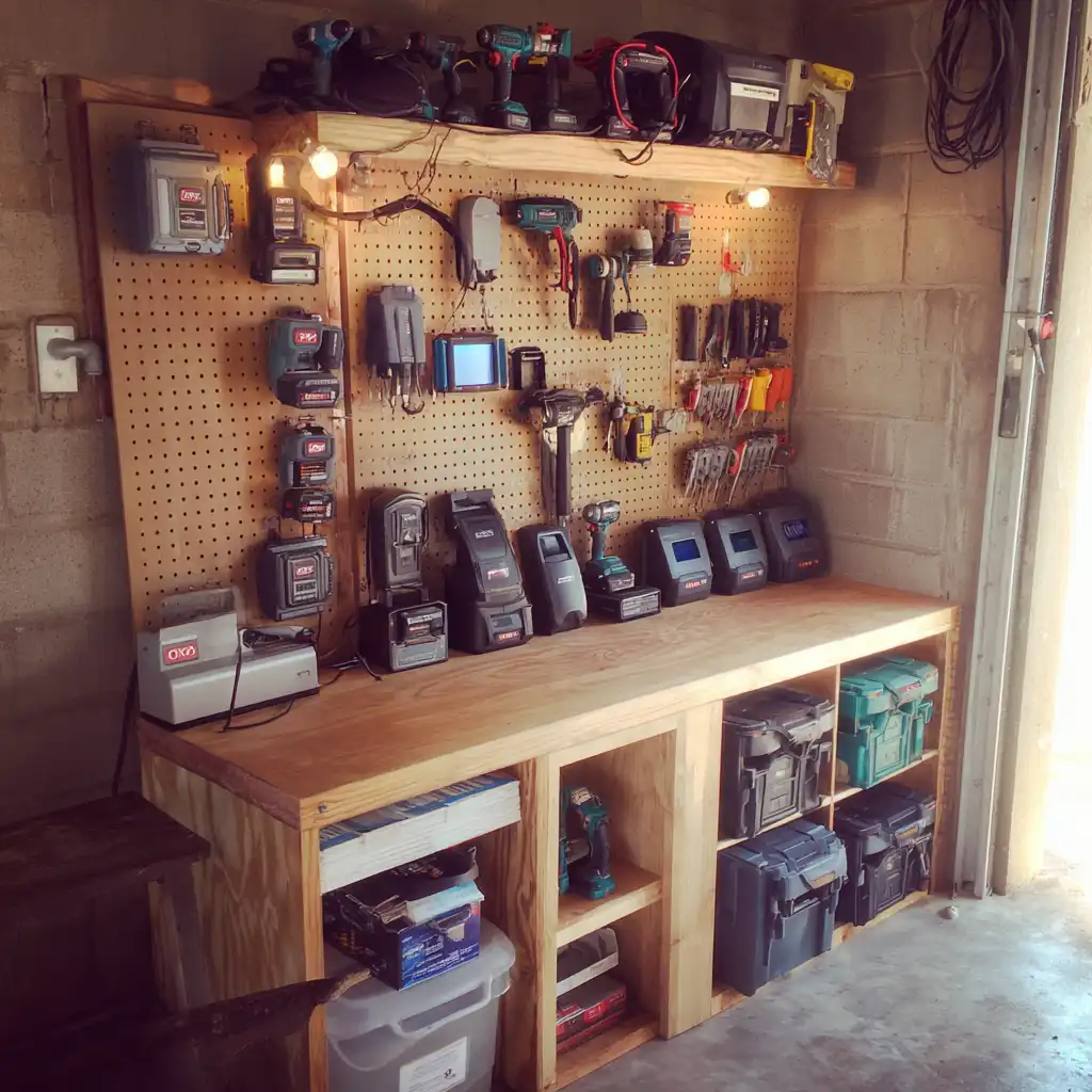 Create a Power Tool Charging Station