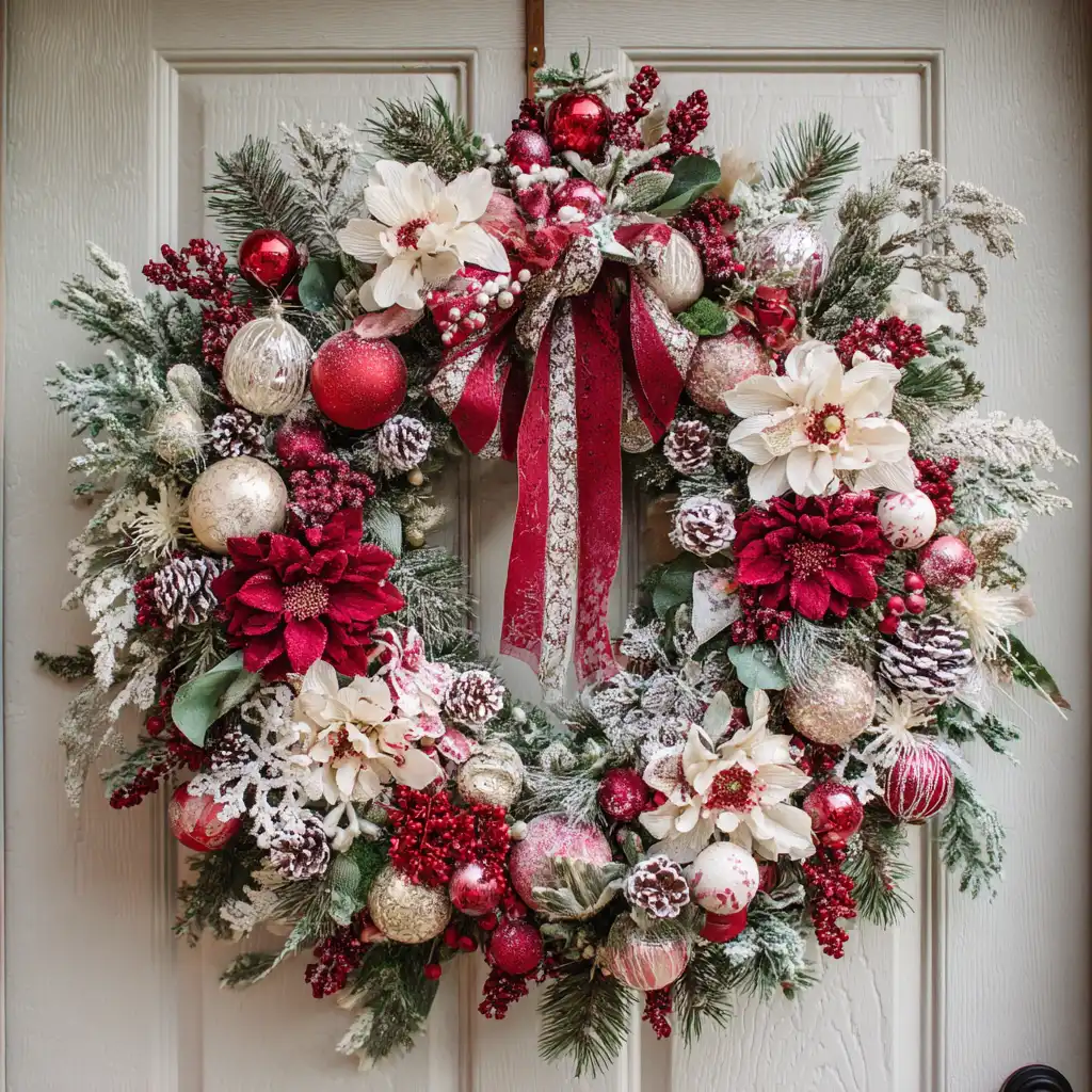 DIY Family Photo Wreath