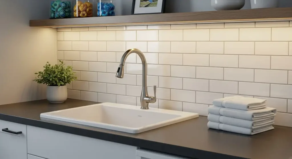 DIY Tile Backsplash