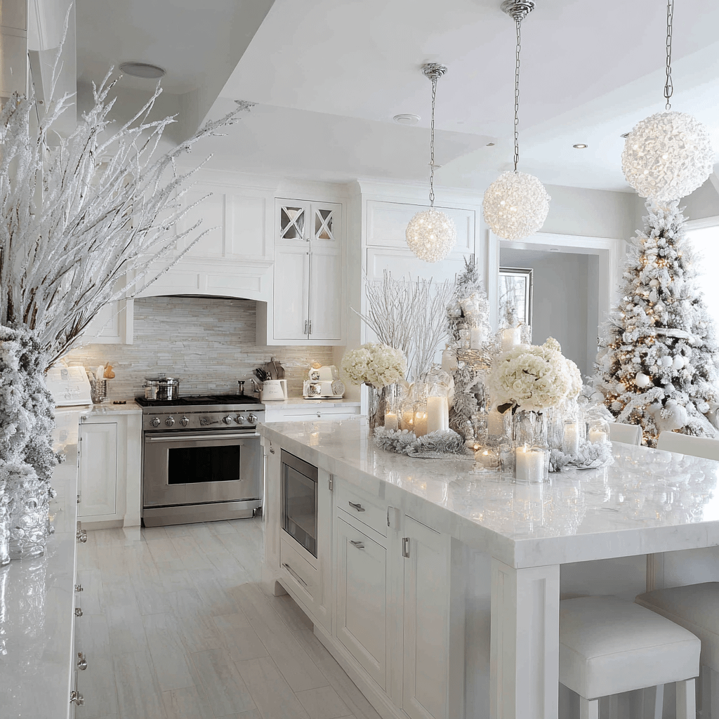 Elegant All-White Theme