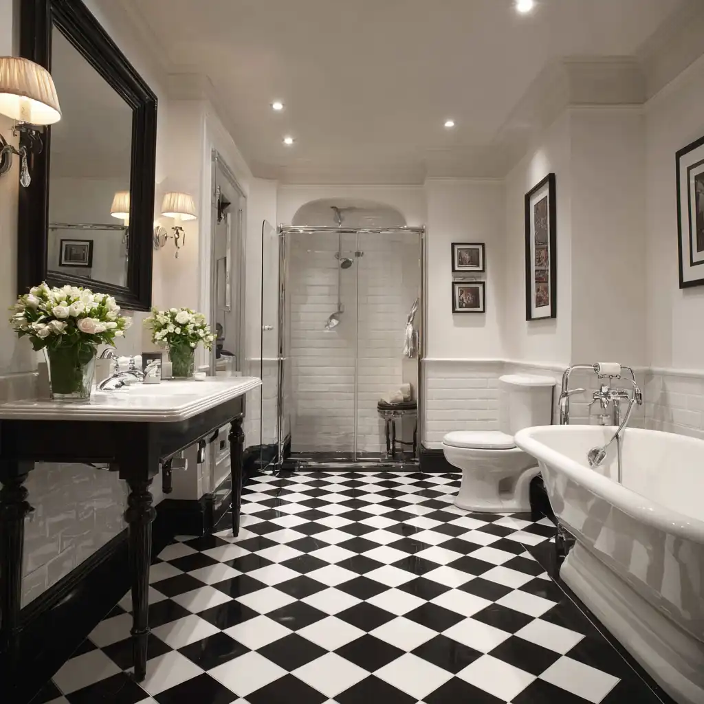 Embrace Classic Checkerboard Flooring