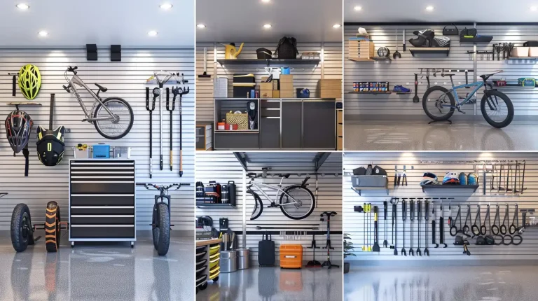 Garage Organization Ideas with Slat Wall