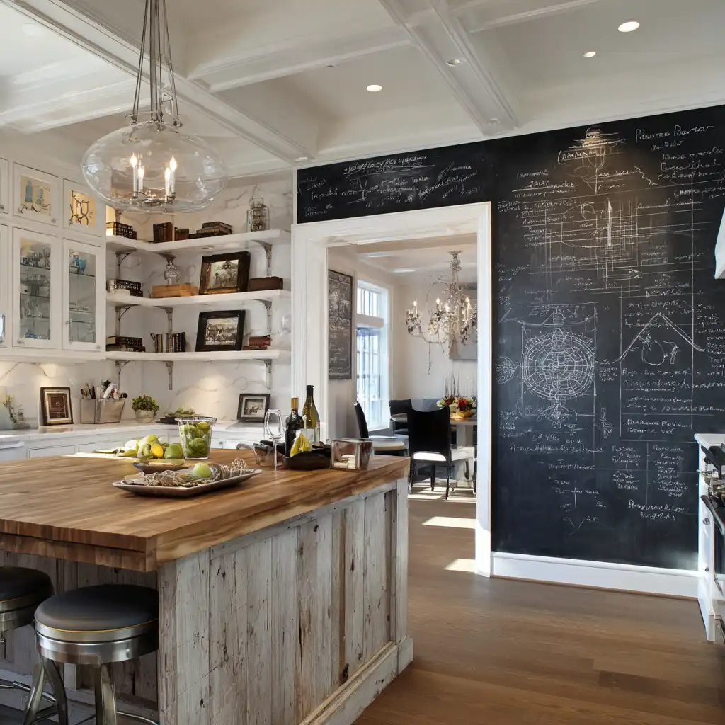 Incorporate Chalkboard or Rustic Message Boards