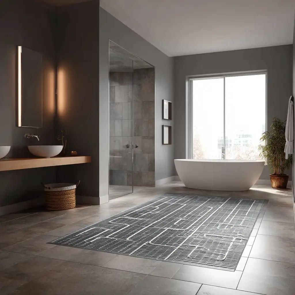 Install Heated Flooring