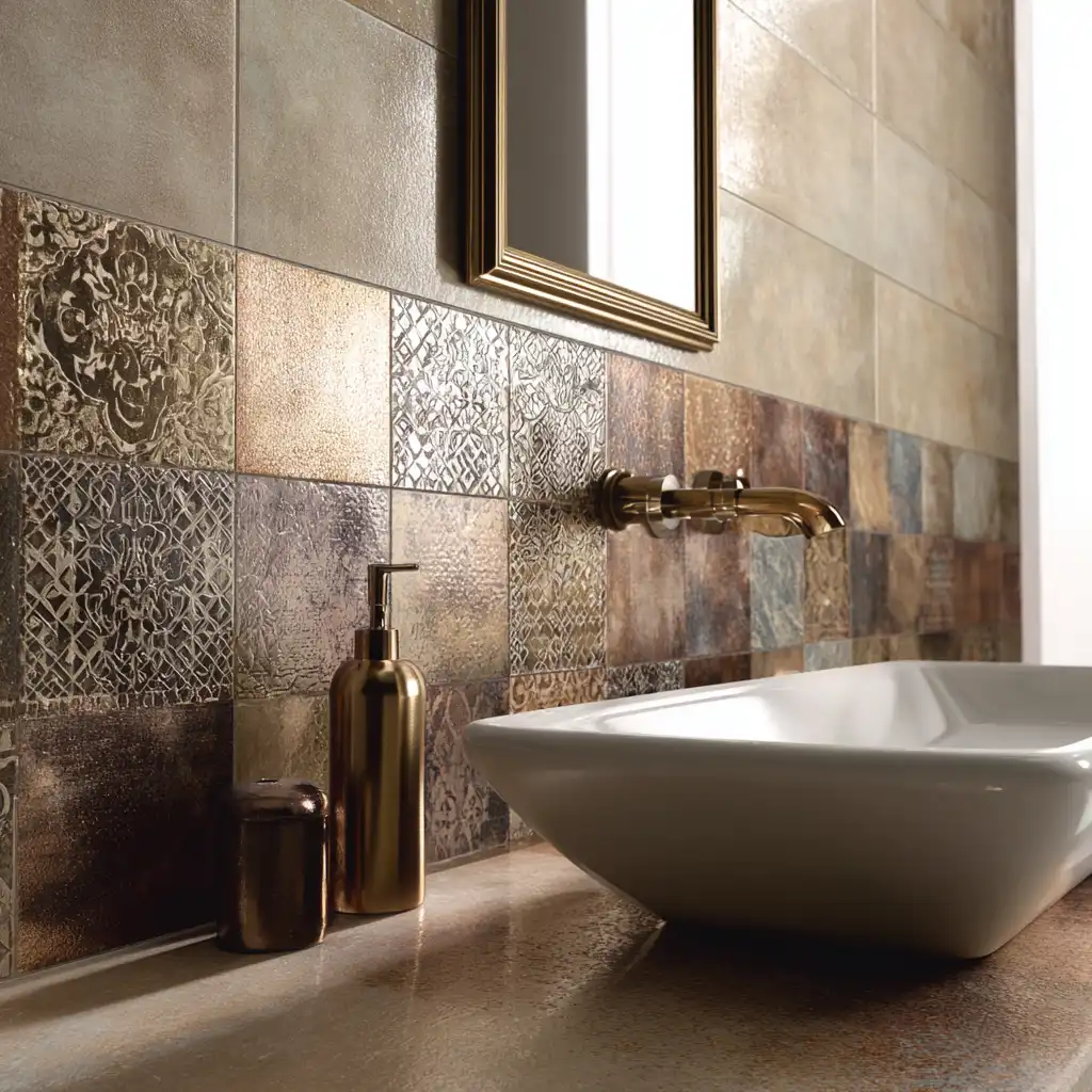 Metallic Accent Tiles