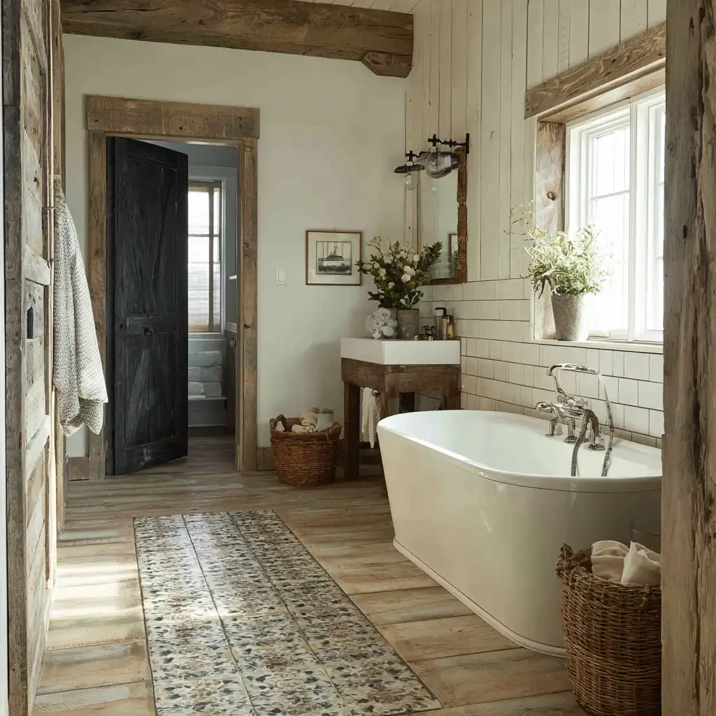 Mix Textures for a Layered Farmhouse Look
