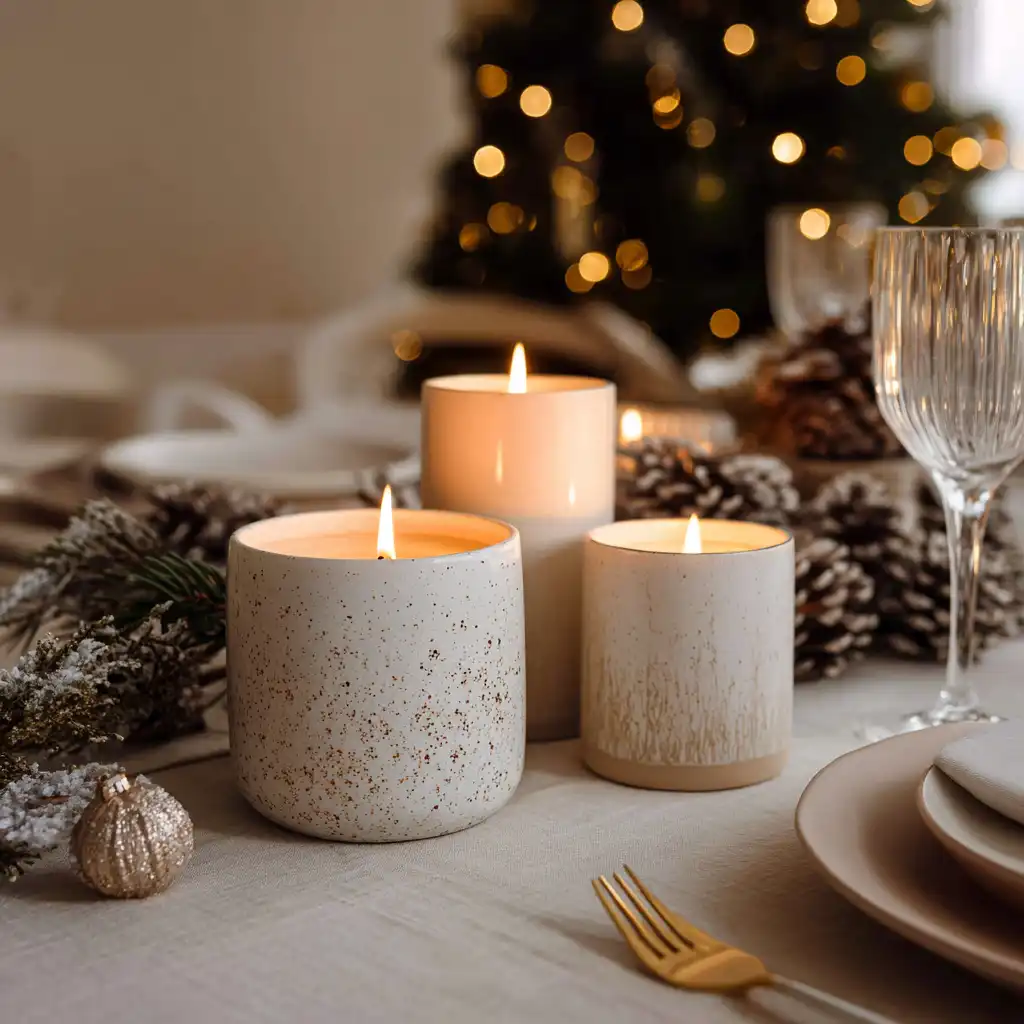 Modern Minimalist Candle Trio