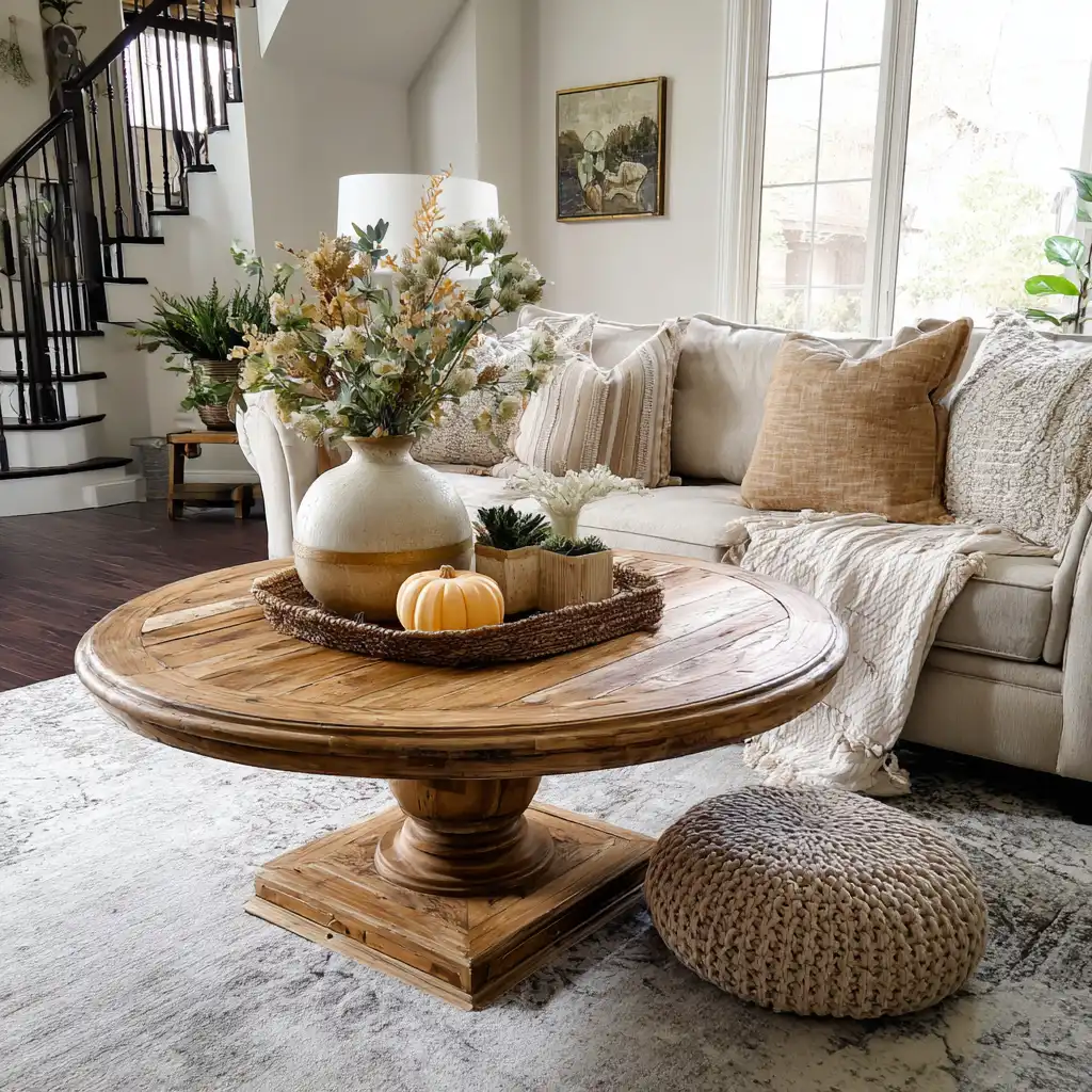 Modern Rustic Coffee Table Styling