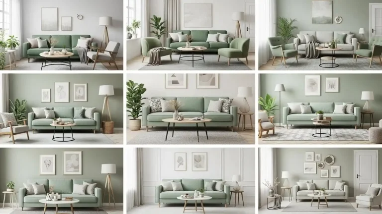 Modern Sage Green Living Room Decor Inspiration