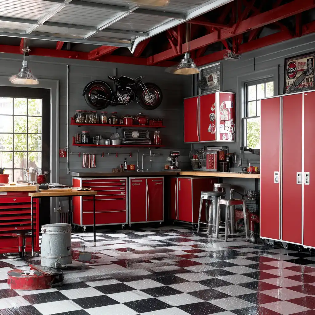 Painted Cabinets for a Pop of Personality