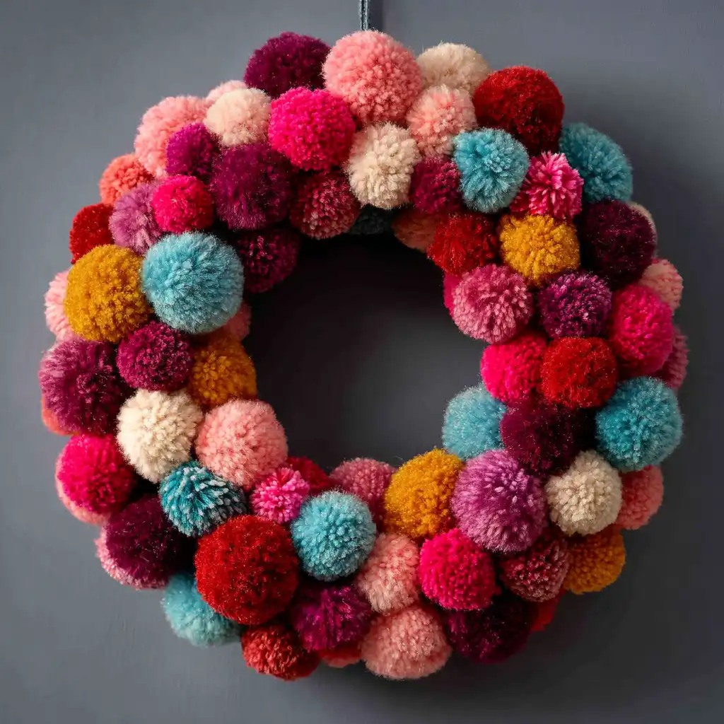 Pom-Pom Wreath