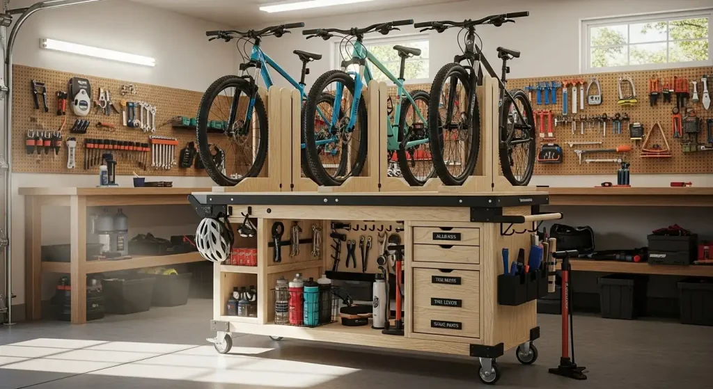 Rolling Bike Cart
