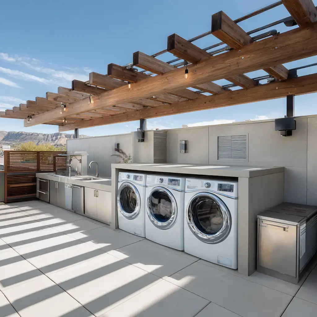 Rooftop Laundry Zone