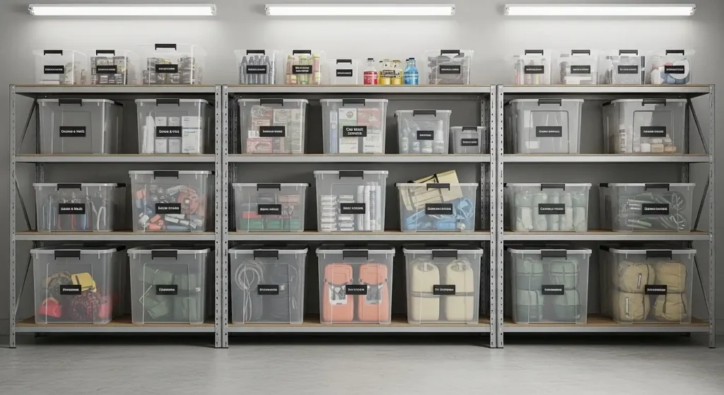Stackable Plastic Bins